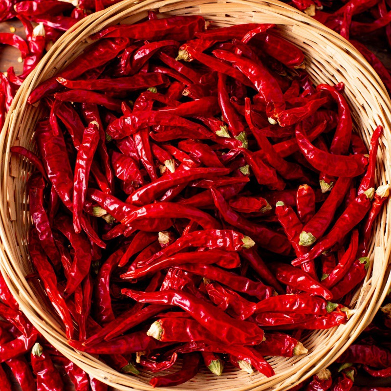 辣椒干新干辣椒特辣辣椒度魔鬼椒批发红干辣椒朝天椒辣椒粉辣椒面