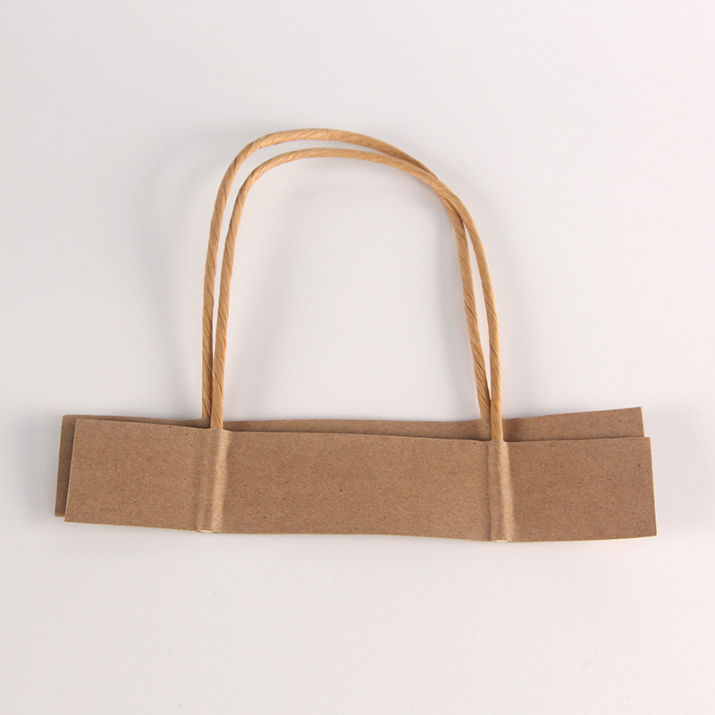 厂家定制牛皮纸手提绳手挽绳 织绳彩色手提袋鲜花袋绳子批发