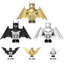 外贸专供LE10-12天国降临蝙蝠侠拼装人仔益智玩具袋装