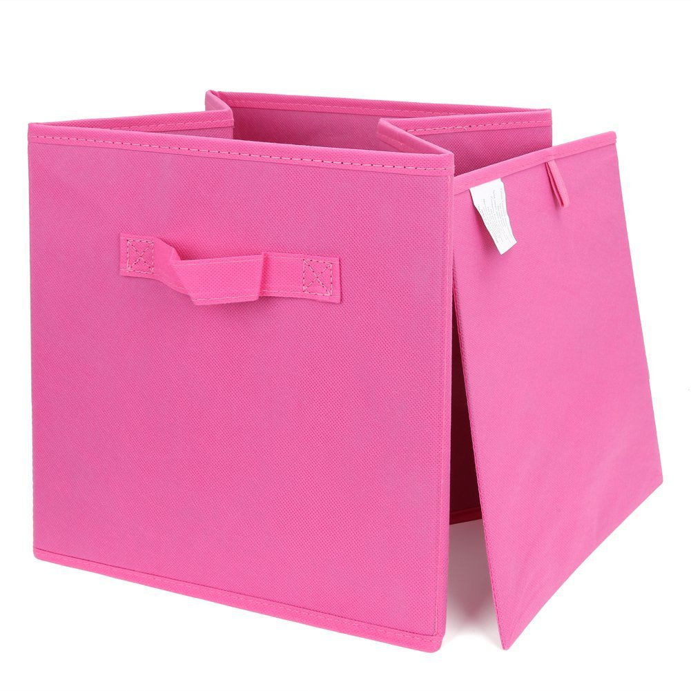 Non-Woven Simple Box Folding Storage Box Household Wardrobe Storage Drawer Fabric Clothes Toy Storage Box Cross-Border