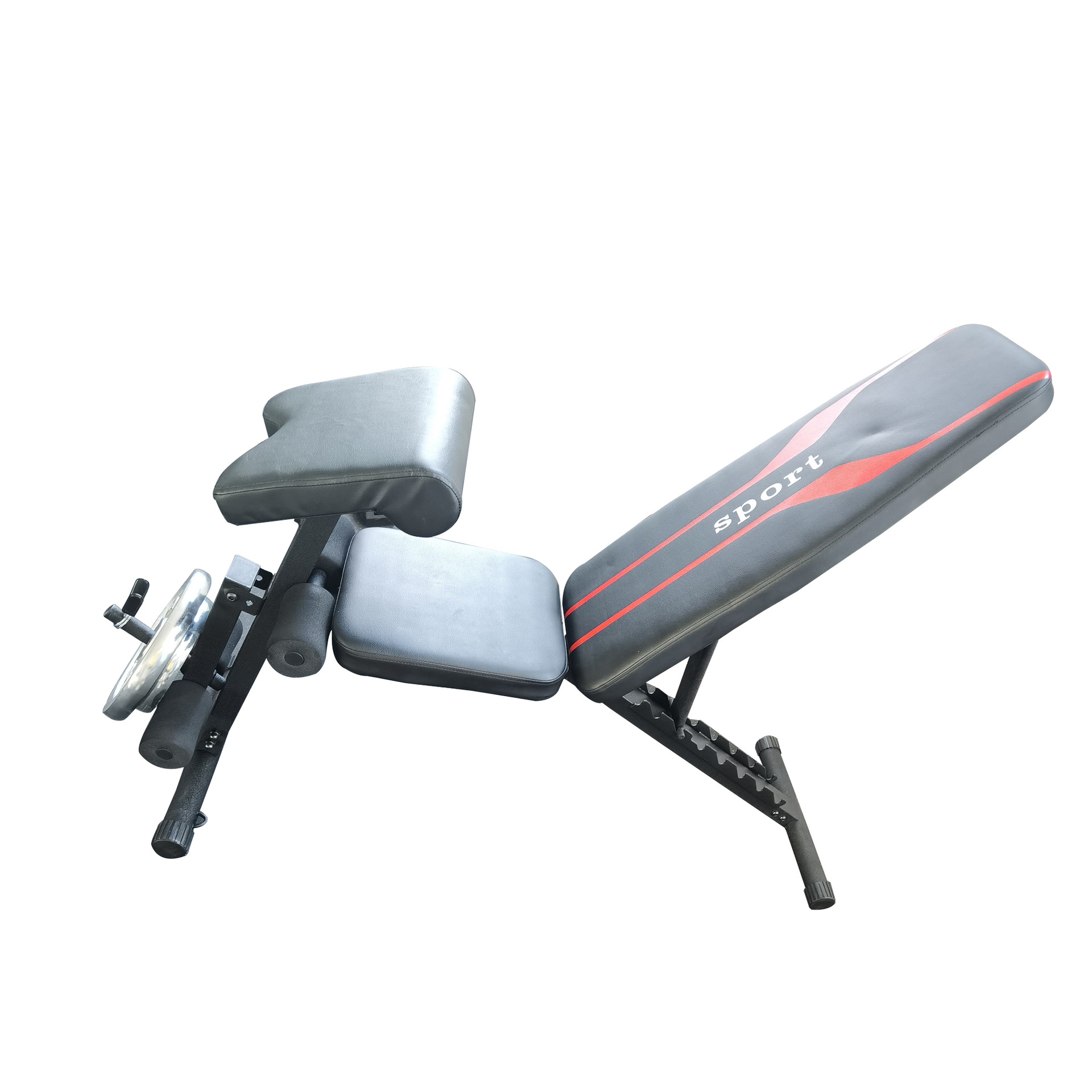 新款可调节仰卧起坐凳家用可折叠卧推多功能器械哑铃凳综合训练器