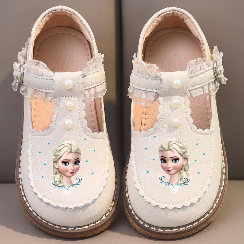 2023 Spring and Autumn New Girls' Soft Soled Princess Shoes Non-Slip Gommino Baby Toddler Shoes Lolita Girls' Fashion Shoes