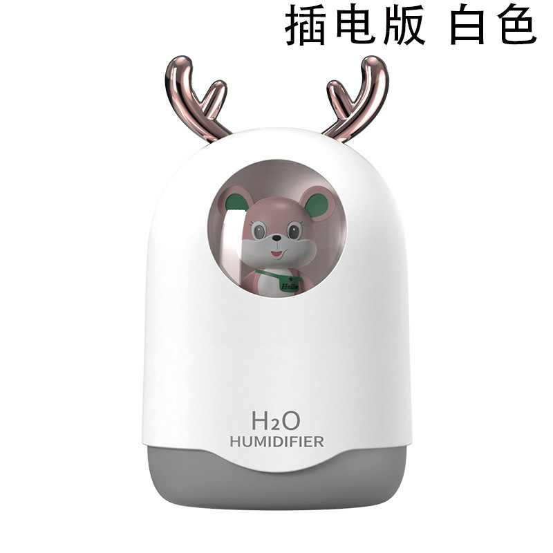 New Cute Pet USB Mini Humidifier Household Bedroom Night Light Mute Aromatherapy Moisturizing Spray Air Humidifier