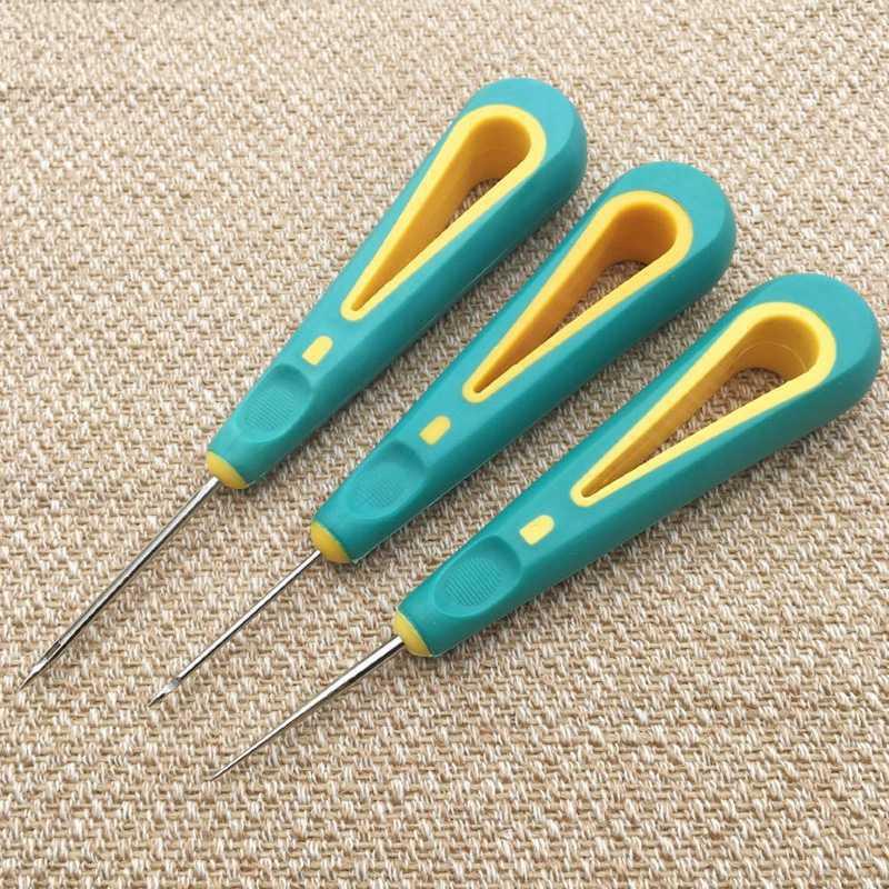 带钩带孔锥子工具打孔补鞋钩针套装缝鞋子修鞋底的锥子针上鞋针.