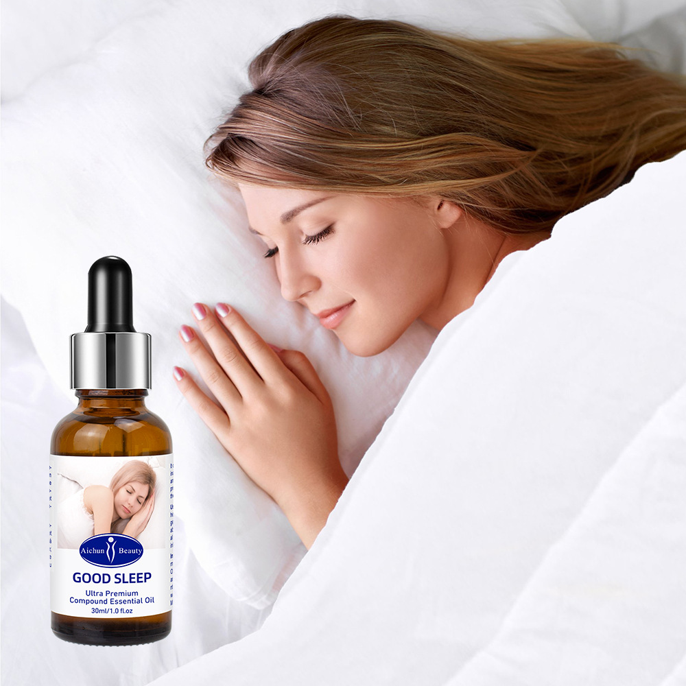 跨境aichun睡眠精油30ml芳疗精油助眠放松焦虑精油芳香good sleep