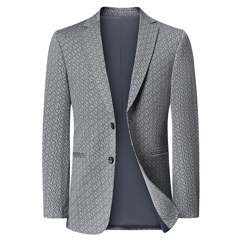 西服外套男春秋季2024新款商务正装男士休闲西装单件上衣男款外套