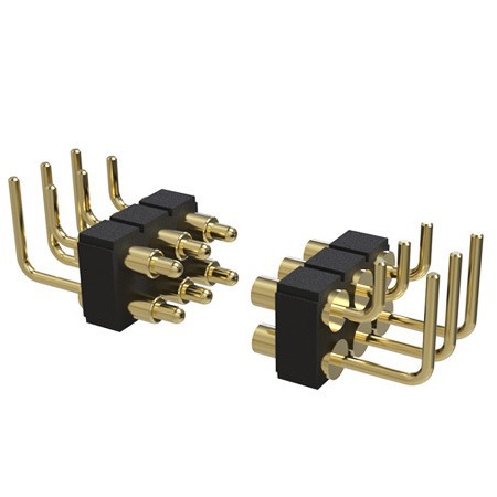 智能机器人6针连接器医疗器械弹簧针pogopin探针电池充电针接触针