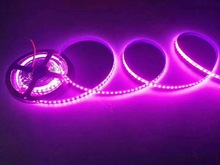 粉紫红色灯带220v家用客厅灯带led灯条三色低压led灯带发光灯带