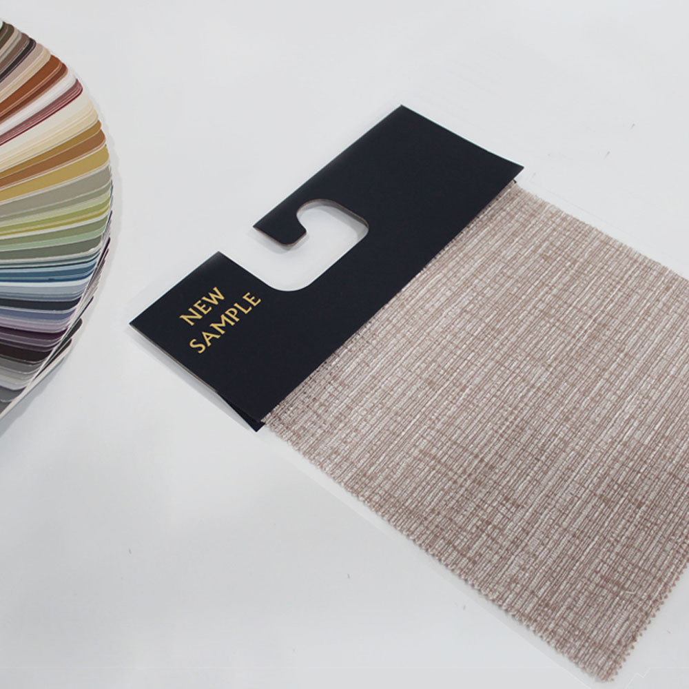 布料色样卡挖孔吊卡面料样卡头窗帘布夹大挂卡纺织挂卡