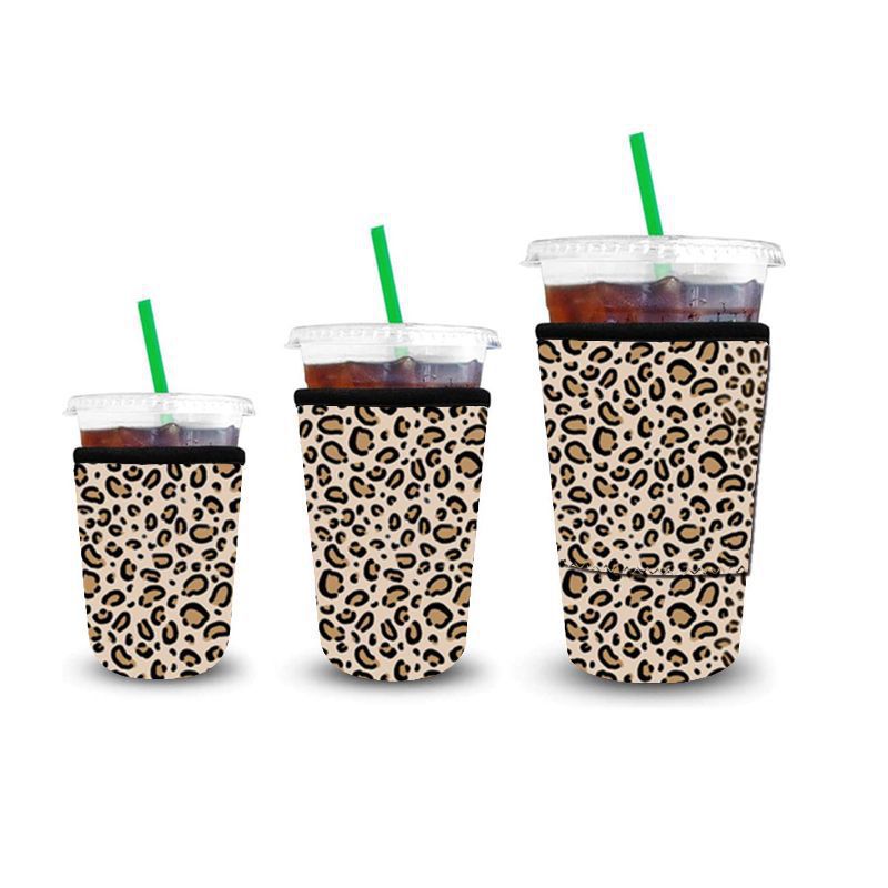 亚马逊30oz潜水料啤酒饮料咖啡车载杯防烫提手杯套 16oz冰霸套