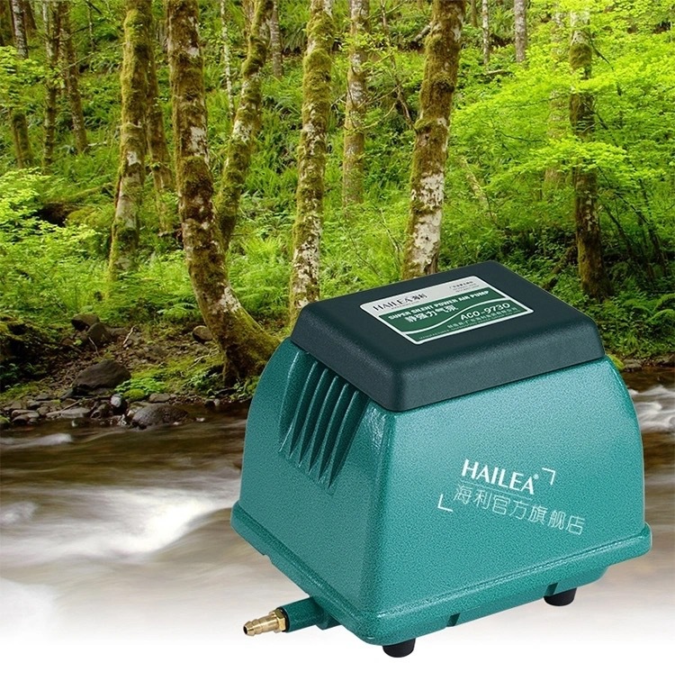 海利aco 97209730氧气泵大功率鱼池静音增氧机鱼塘水族养鱼氧气机