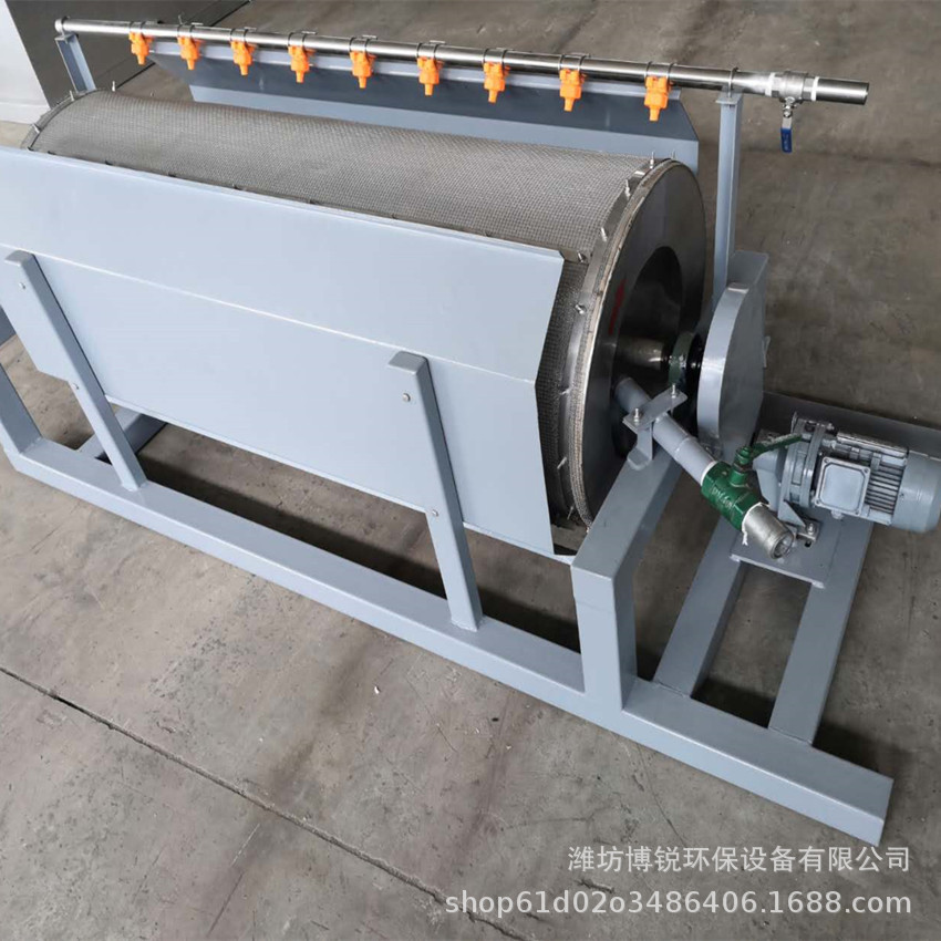转鼓式微滤机养殖污水处理设备澳洲龙虾水循环顾虑微滤机旋液分离