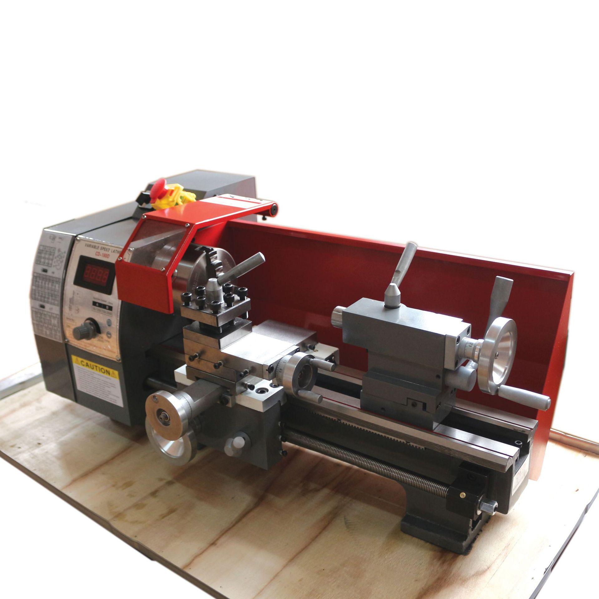 wm180v无刷diy车床小型机床迷你精密桌上家用车床