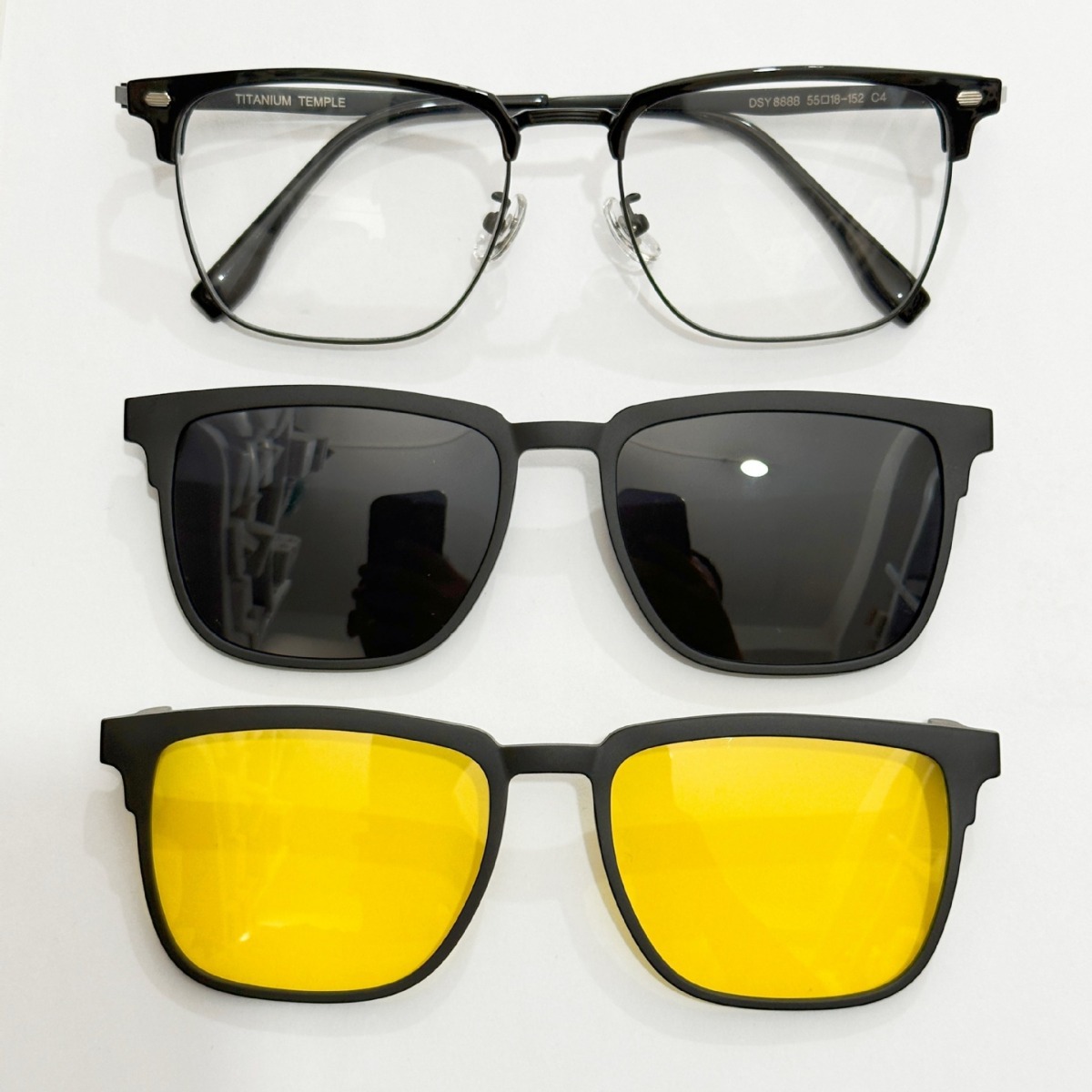 磁吸眼镜框纯钛近视眼镜套镜大脸商务配成品有度数防蓝光-阿里巴巴