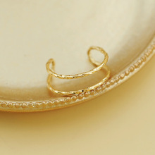 纯铜双层戒指 ins简约百搭时尚个性文艺气质高级感关节戒指环