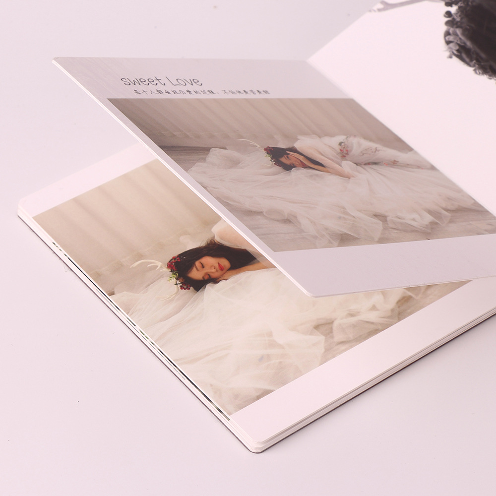 个性diy结婚纱照片书相册影楼皮质设计宝贝成长纪念册制作