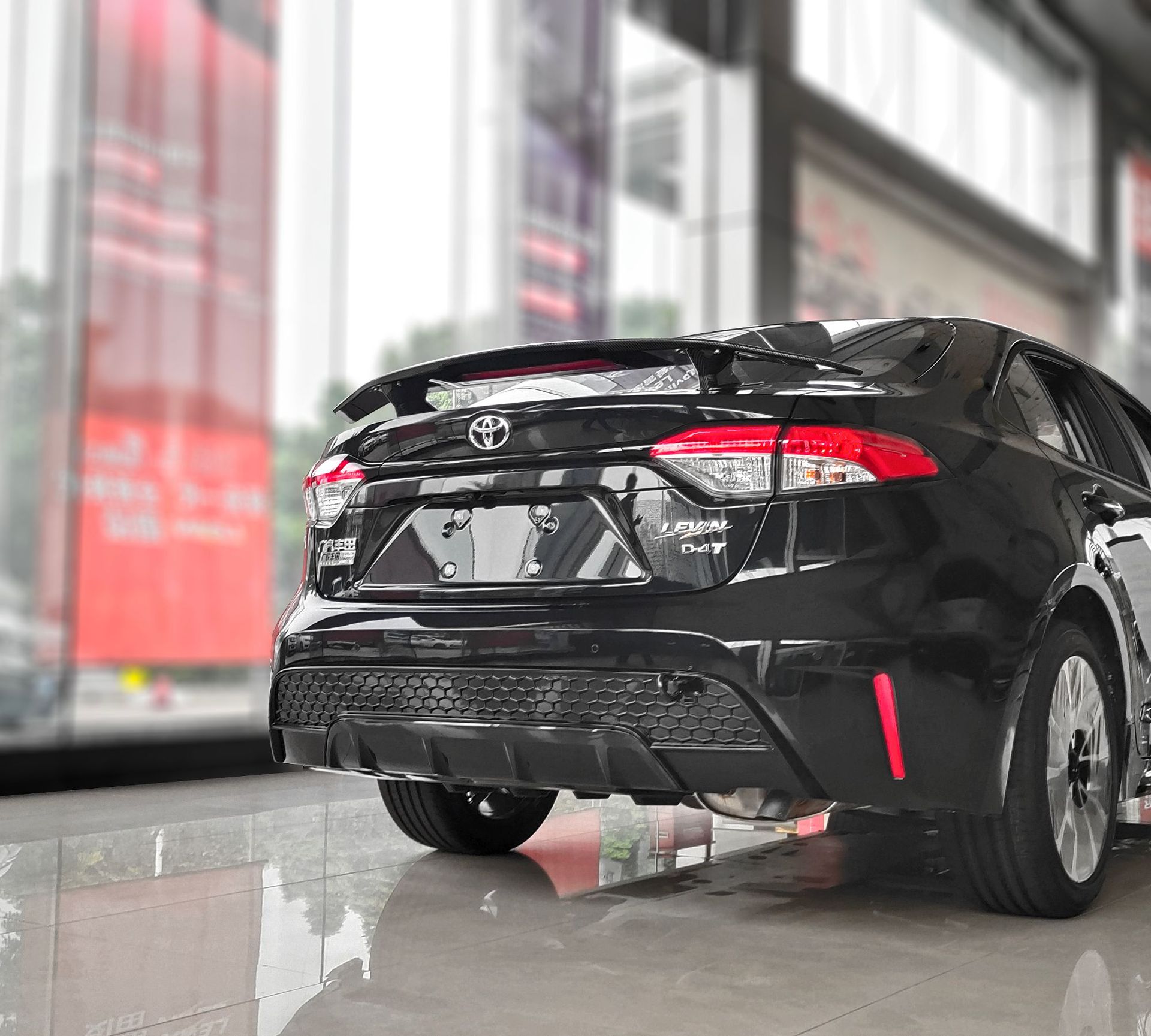 适用于2021款丰田雷凌改装前铲美版xse卡罗拉前唇尾翼小包围侧裙