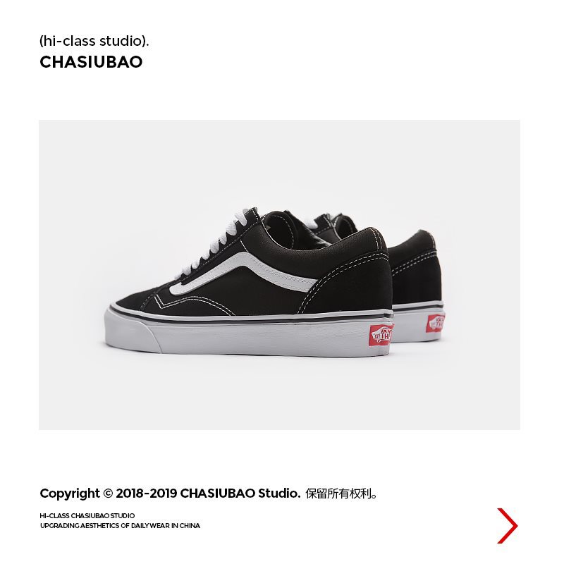 vans低帮经典款黑白范斯old skool男女滑板休闲帆布鞋vn000d3hy28