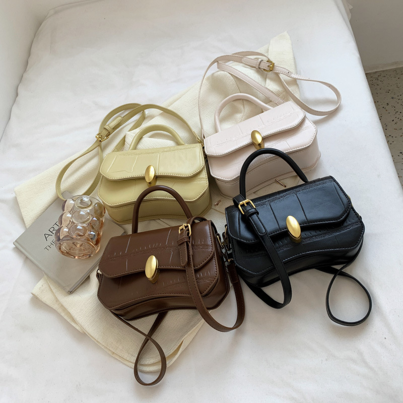 Wholesale Spring New Stylish Good Texture Special-Interest Shoulder Bag Trendy Fashionable Retro Commuter Crossbody Small Square Bag Women's Bag