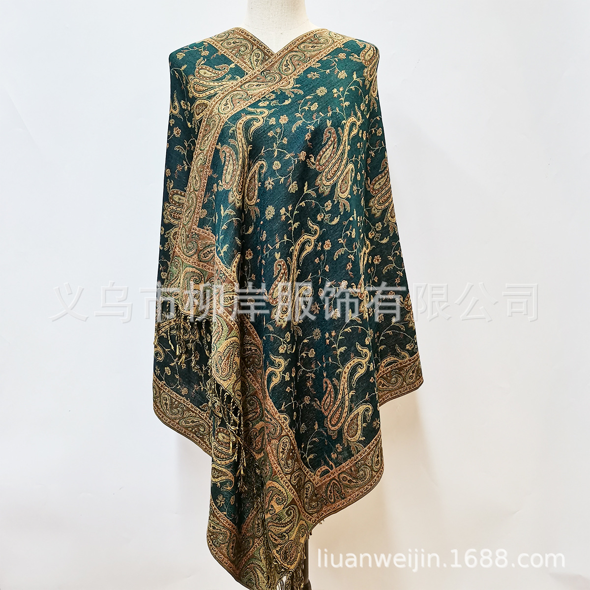 One Piece Dropshipping New High Quality Fashion Four Seasons All-Match Jacquard Tassel Scarf Long Scarf Wholesale Export