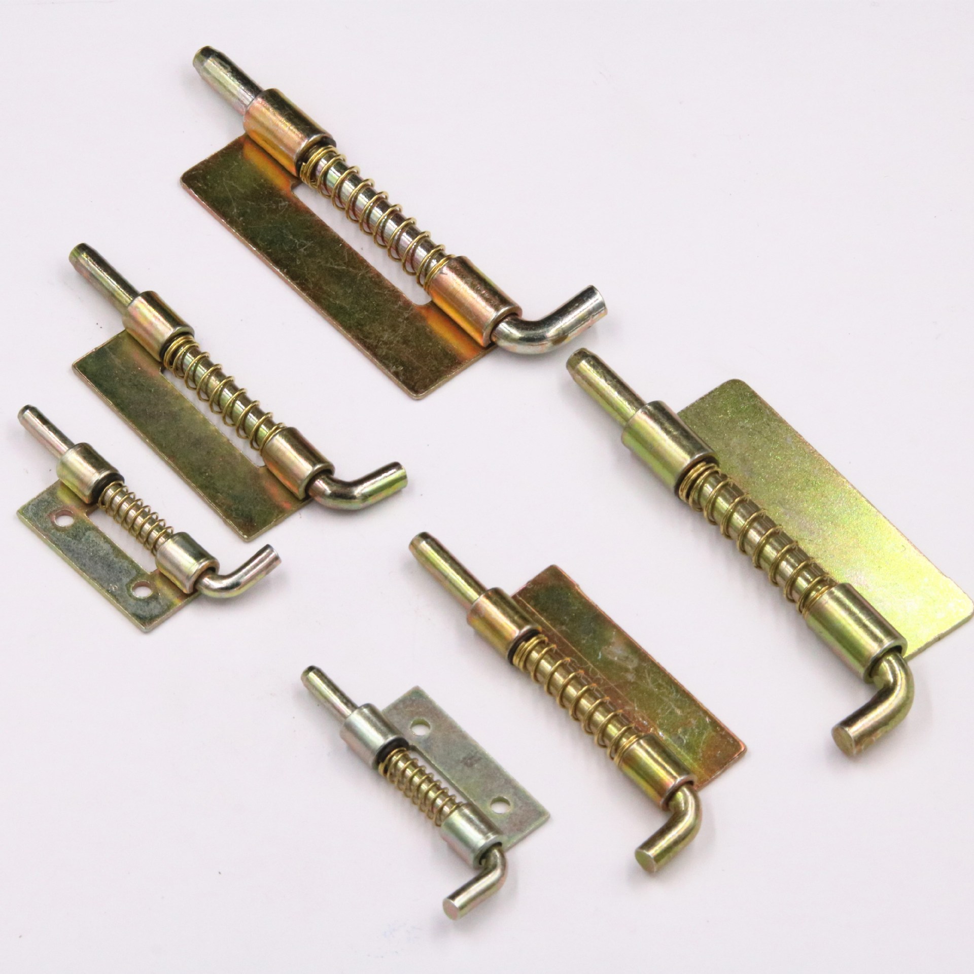 铁皮弹簧插销配电柜箱插销柜门弹簧铰链门轴弹簧插销机箱柜平开门