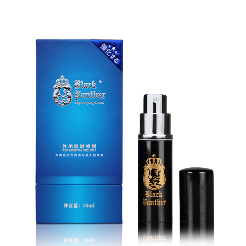 Black Leopard Three Generations Four Generations Men's Time Control Spray External Delayed Wipes Indian Oil Adult Sexy Sex Product