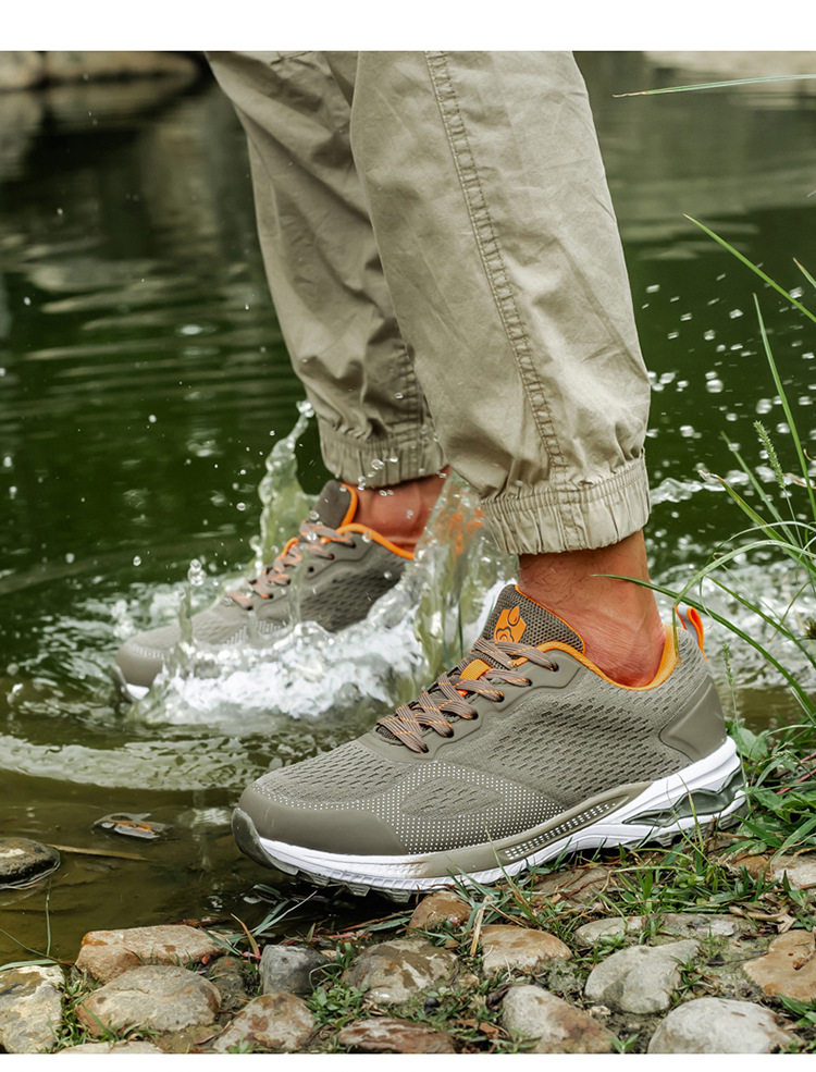 户外防水鞋黑科技下雨防雨抗污透气软底雨天防滑男女款运动休闲鞋