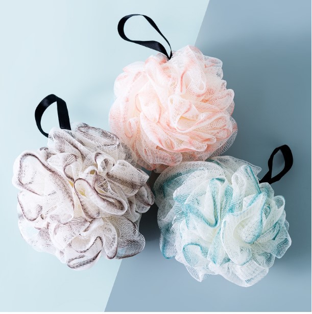 color bath ball men‘s large size non-scattered bath flower men‘s bath super soft and does not hurt skin bath bubble bath flower