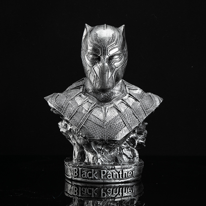 复仇者联盟黑豹手办模型大号35cm高树脂摆件漫威英雄电影周边雕像