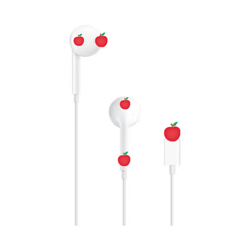Applicable New Apple 15type-c Wired Headset Huawei Android with Controller in-Ear Headset with Microphone