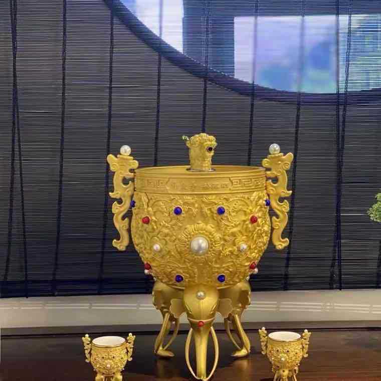 钓鱼台私藏臻品级限量版钓鱼台金瓯永固杯53度1000ml *1瓶礼盒装
