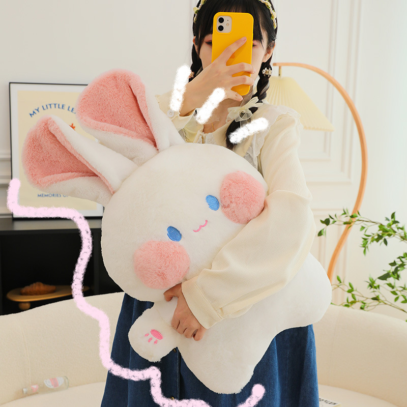 New Online Red Dudu Rabbit Plush Toy Girl Heart Cute Pillow Pillow