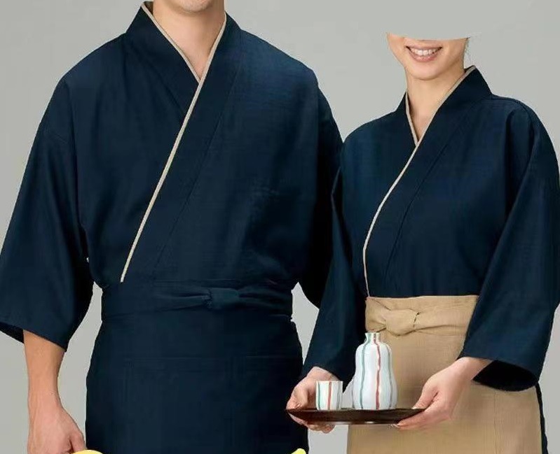 日式居酒屋日料寿司店服务员料理工作服厨师和服男女长袖工装制服