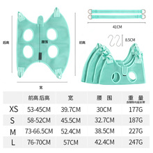 宠物猫咪狗狗美容吊床套装多色网布防挣脱新款大型犬洗澡护理吊床