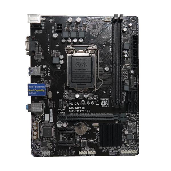 适用于gigabyte技嘉ga-h110m-s2主板1151针内存ddr4 microatx版型