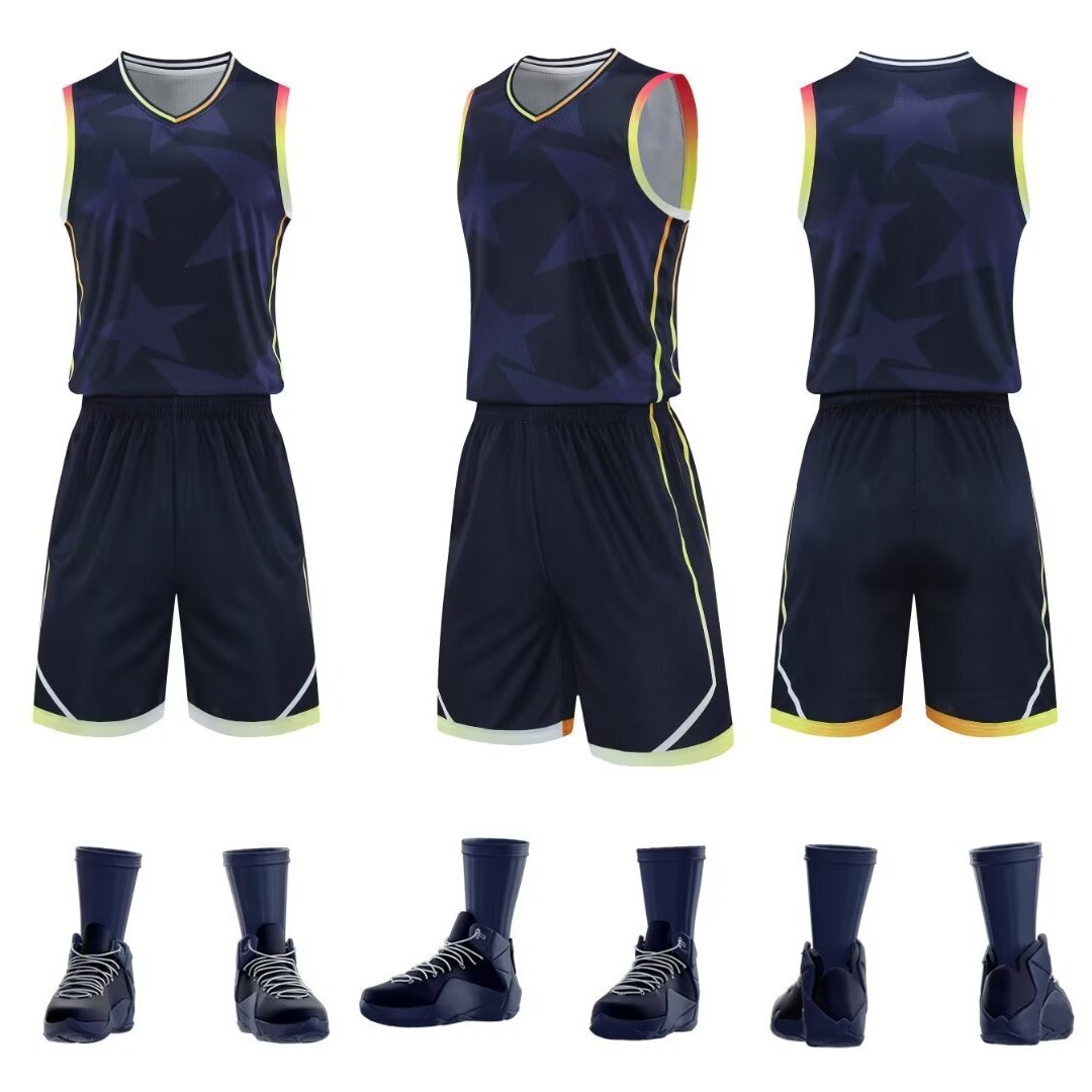 篮球服定 制套装男篮球队比赛训练服女款运动背心吸汗透气球服 图片