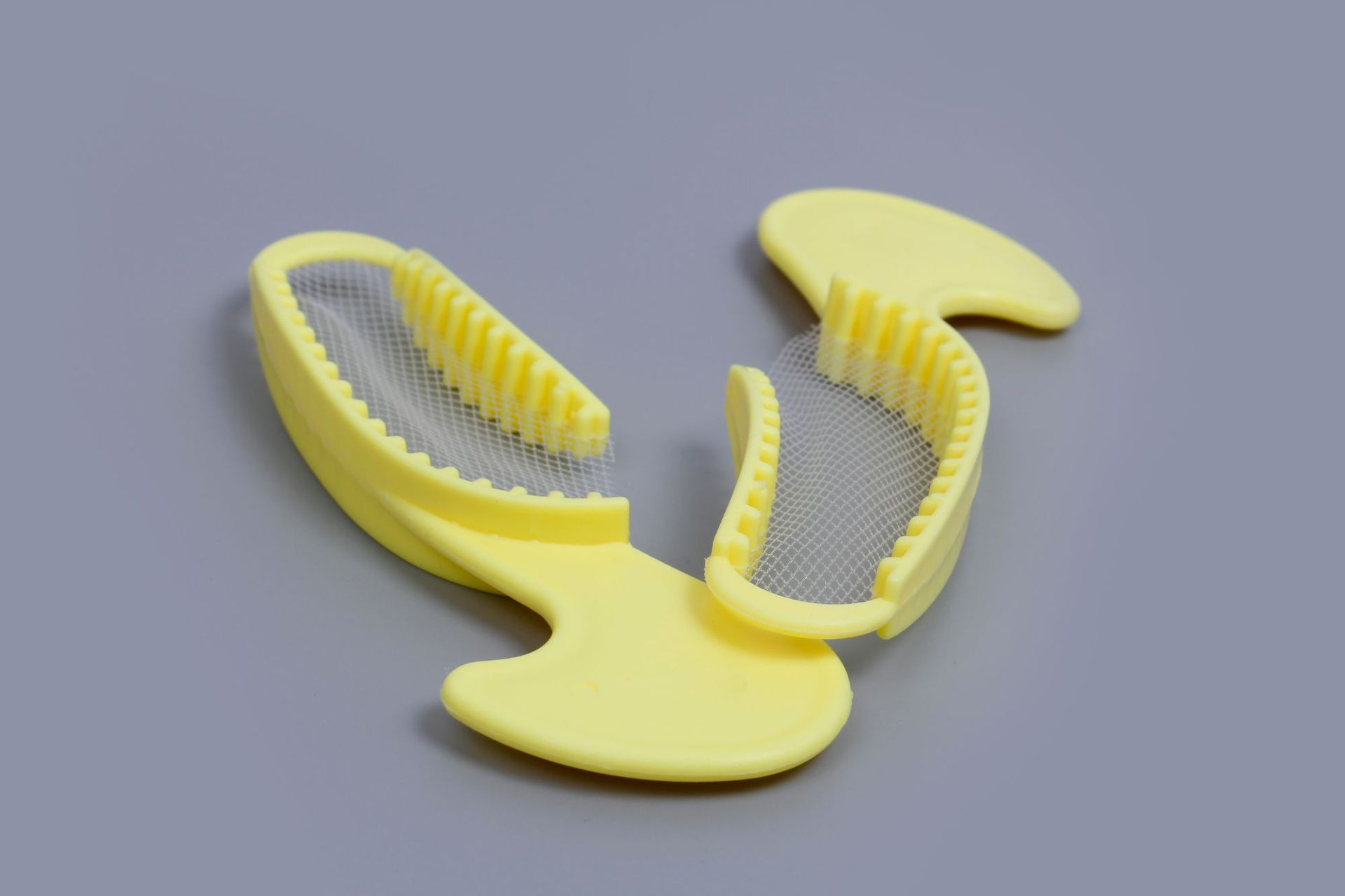 牙科产品口腔耗材 有网带网牙托 一次性取模印模托盘咬合记录牙托