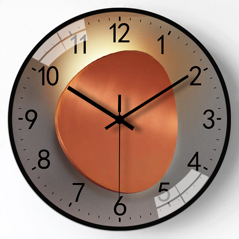 [12-Inch 30cm] Simple Wall Clock Personality Creative Clocks Home Living Room Fashion Decoration Noiseless Clock