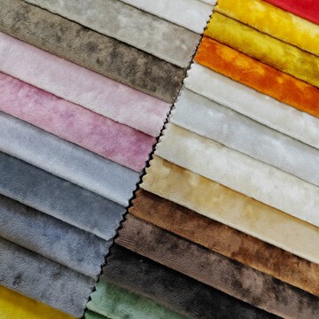 荷兰冰花绒刷花丽丝绒 沙发抱枕家居服装面料