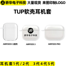 适用于Airpods蓝牙耳机保护套TPU透明软壳2代/3代/PRO/PRO2耳机壳