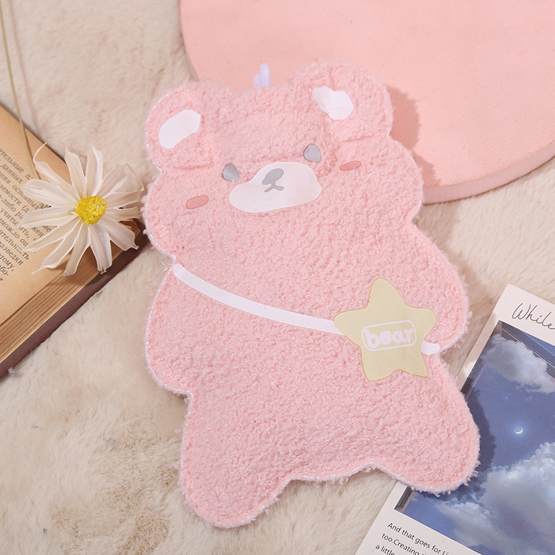 Korean Soft and Adorable Dream Bear Plush Hot Water Injection Bag Female Student Couple Mini Portable Explosion-Proof Irrigation Hot-Water Bag