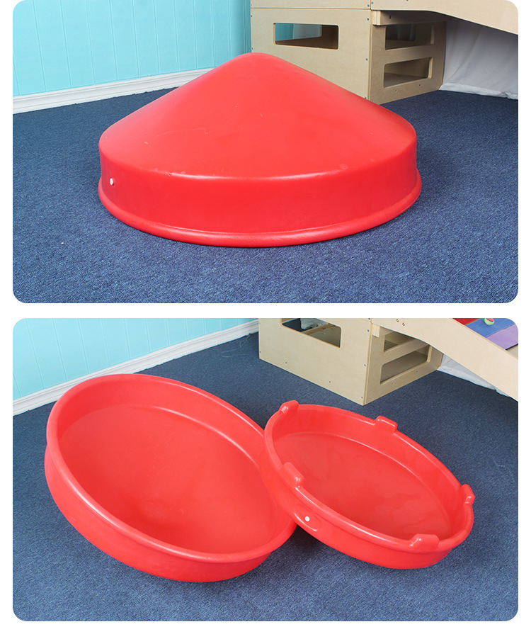 大陀螺感统训练器材家用教具儿童前庭康复平衡塑料摇滚旋转盘玩具