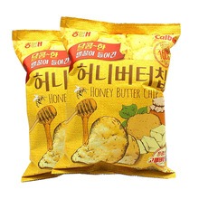 韩国进口海太蜂蜜黄油薯片60g大礼包整箱批发网红膨化休闲食品