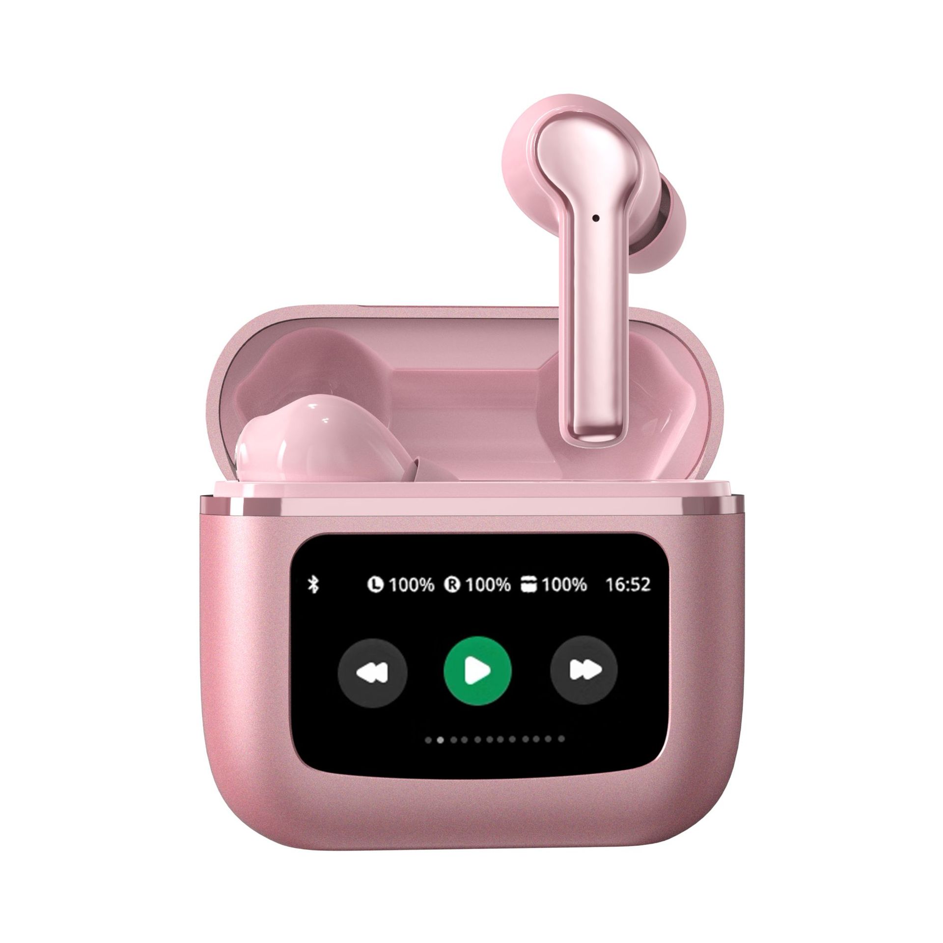 4g新款t68tws运动真无线降噪蓝牙耳机运动智能触控显示屏-阿里巴巴