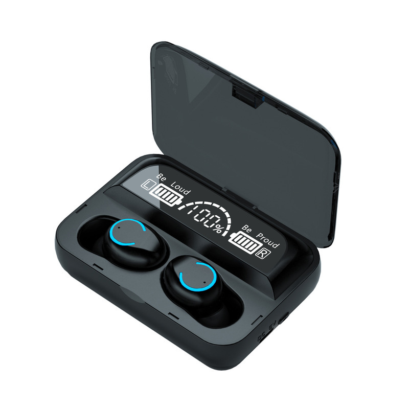 TWS New F9-5C Wireless Bluetooth Headset 5.1 Touch Sports in-Ear + Bluetooth Binaural