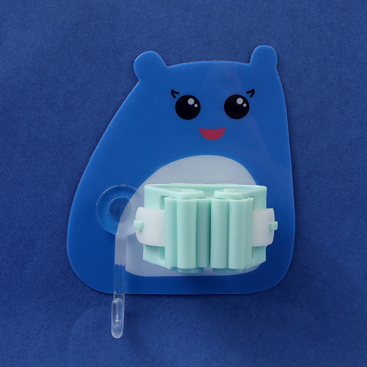 [Best-Seller on Douyin] Bubble Bear Mop Rack Broom Hook Strong Seamless Punch-Free Mop Clip Bathroom Wall Hanging