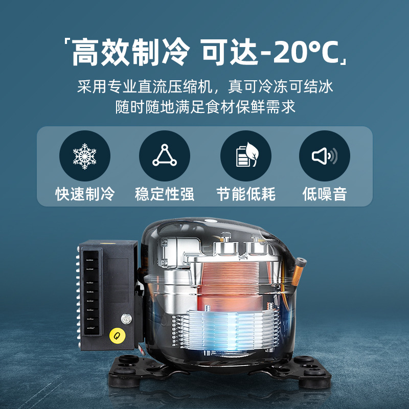 Alpicool Alpicool Car Refrigerator Xd35/45/55l Compressor Refrigeration Dual Use in Car and Home Freeze Storage