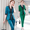 Sense of design Hit color suit suit coat fashion temperament goddess Host Beautician spring and autumn coverall Sense of design Hit color suit suit coat fashion temperament goddess Host Beautician spring and autumn coverall