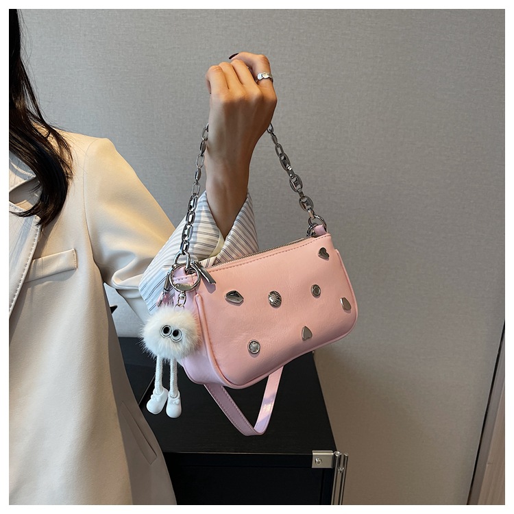 Trendy Women's Bags Foreign Trade Export Genie Crossbody Bag Women's Bag Exquisite High Sense Chain Korean Fashion Underarm Bag