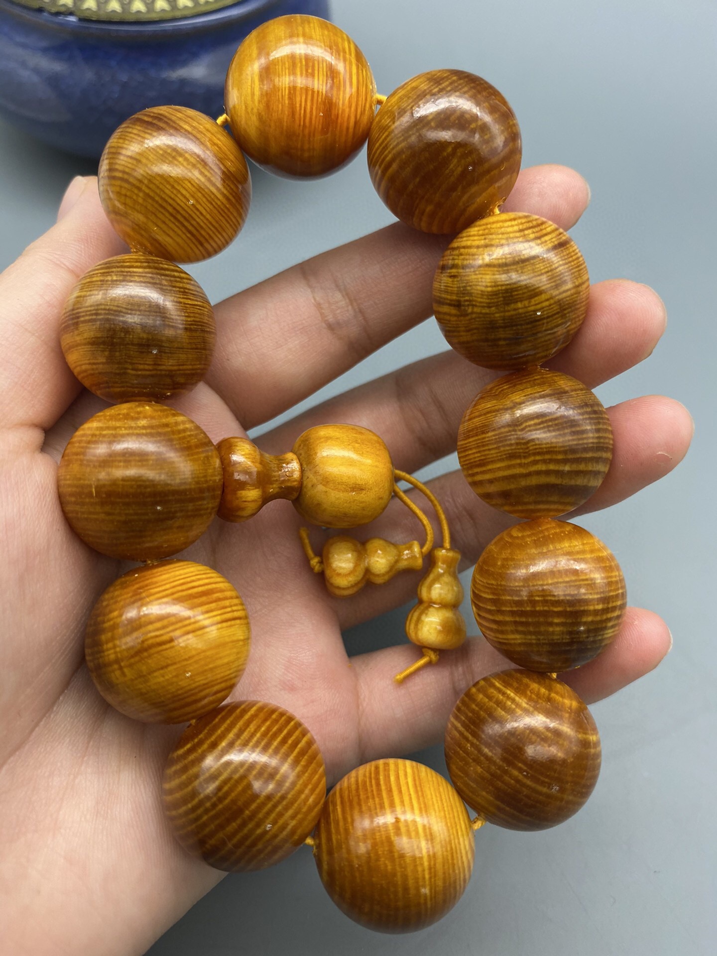 印尼血龙木手串2.0顺纹满血丝文玩木质工艺品佛珠收藏送礼 批发